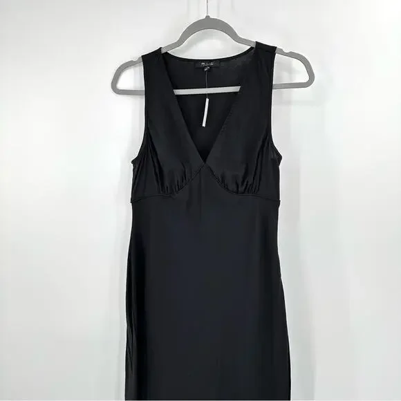 Madewell “The Ariana”  Black Midi Dress - Picture 6 of 13